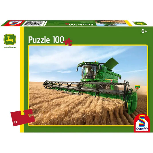 Puzzle Schmidt: John Deere - Combina de recoltat S690, 100 piese