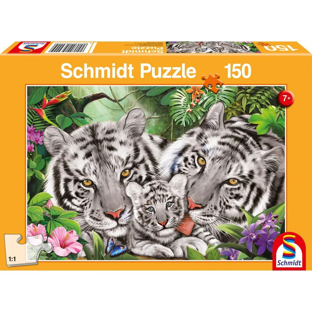 Puzzle Schmidt - Familia de tigri, 150 de piese