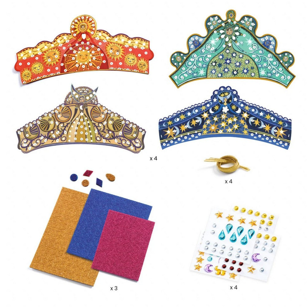 Djeco Set DIY Diademe continut cutie