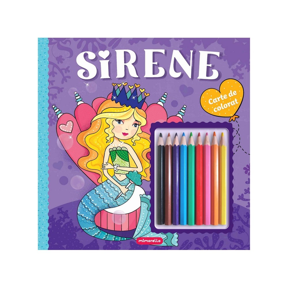 Sirene - Carte de colorat