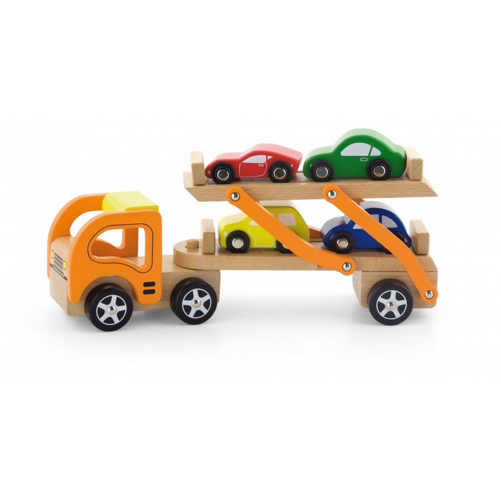 Camion de transport cu 4 mașini Viga Toys