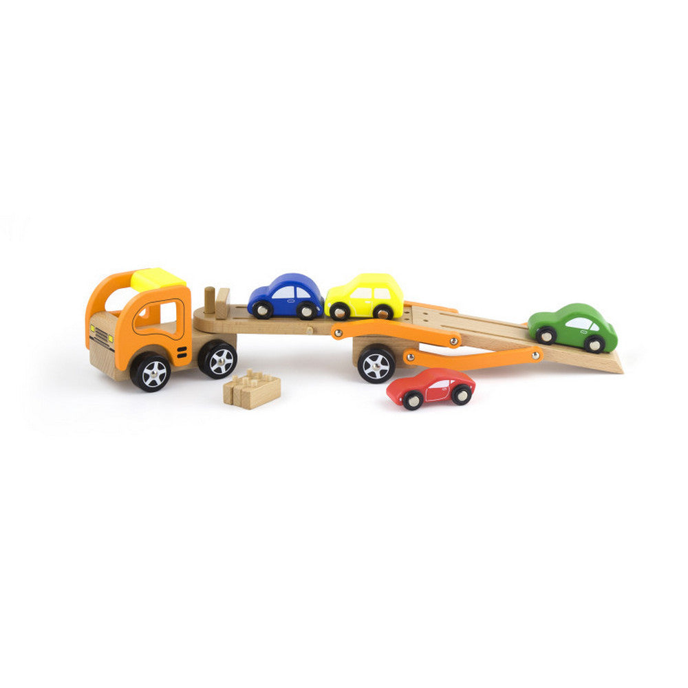 Camion de transport cu 4 mașini Viga Toys