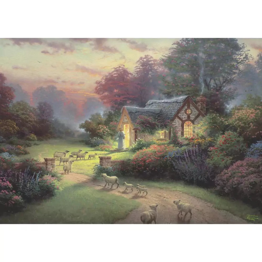 Puzzle Schmidt: Thomas Kinkade - Spirit - Caminul Bunului Pastor, 1000 piese