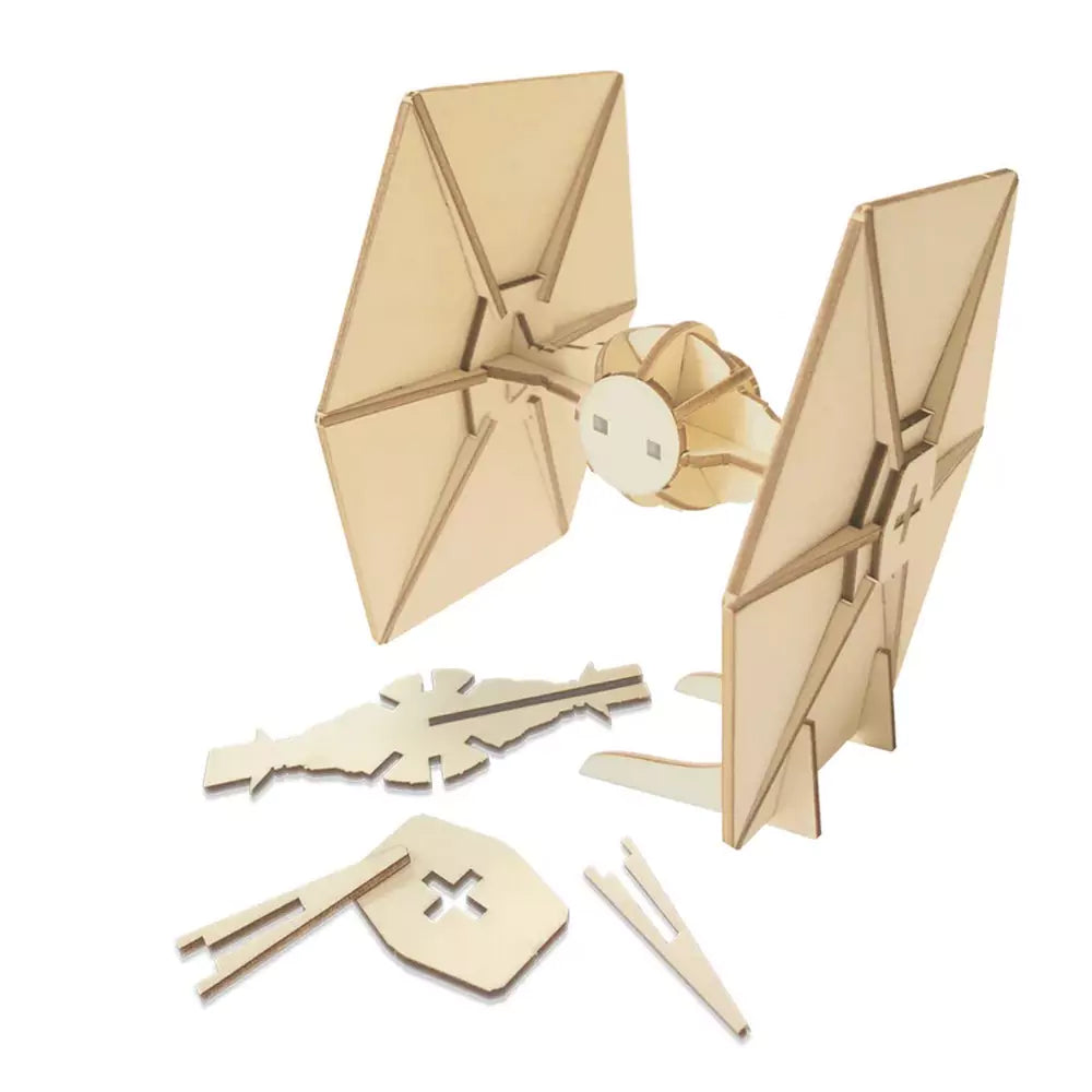 Macheta de asamblat, Wood WorX - Star Wars - Tie Fighter,