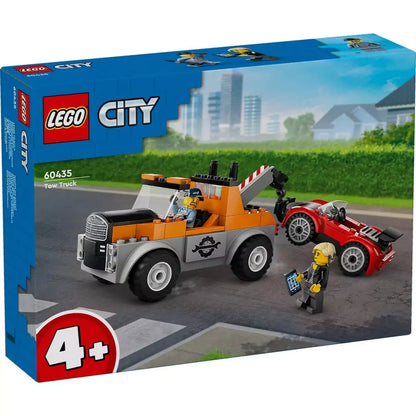 LEGO City Camionetă de tractare și mașină sport 60435 cutia