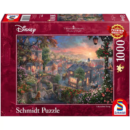 Puzzle Schmidt: Disney - Lady and The Tramp, 1000 piese