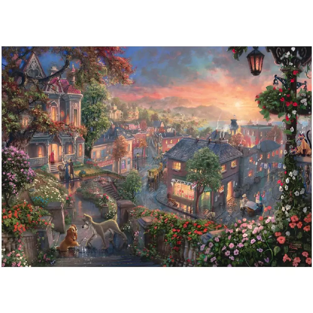 Puzzle Schmidt: Disney - Lady și vagabondul, 1000 de piese