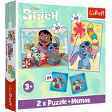 Trefl Puzzle: Lilo și Stitch, set 2 în 1