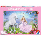 Puzzle Schmidt - Prințesa unicorn, 100 de piese