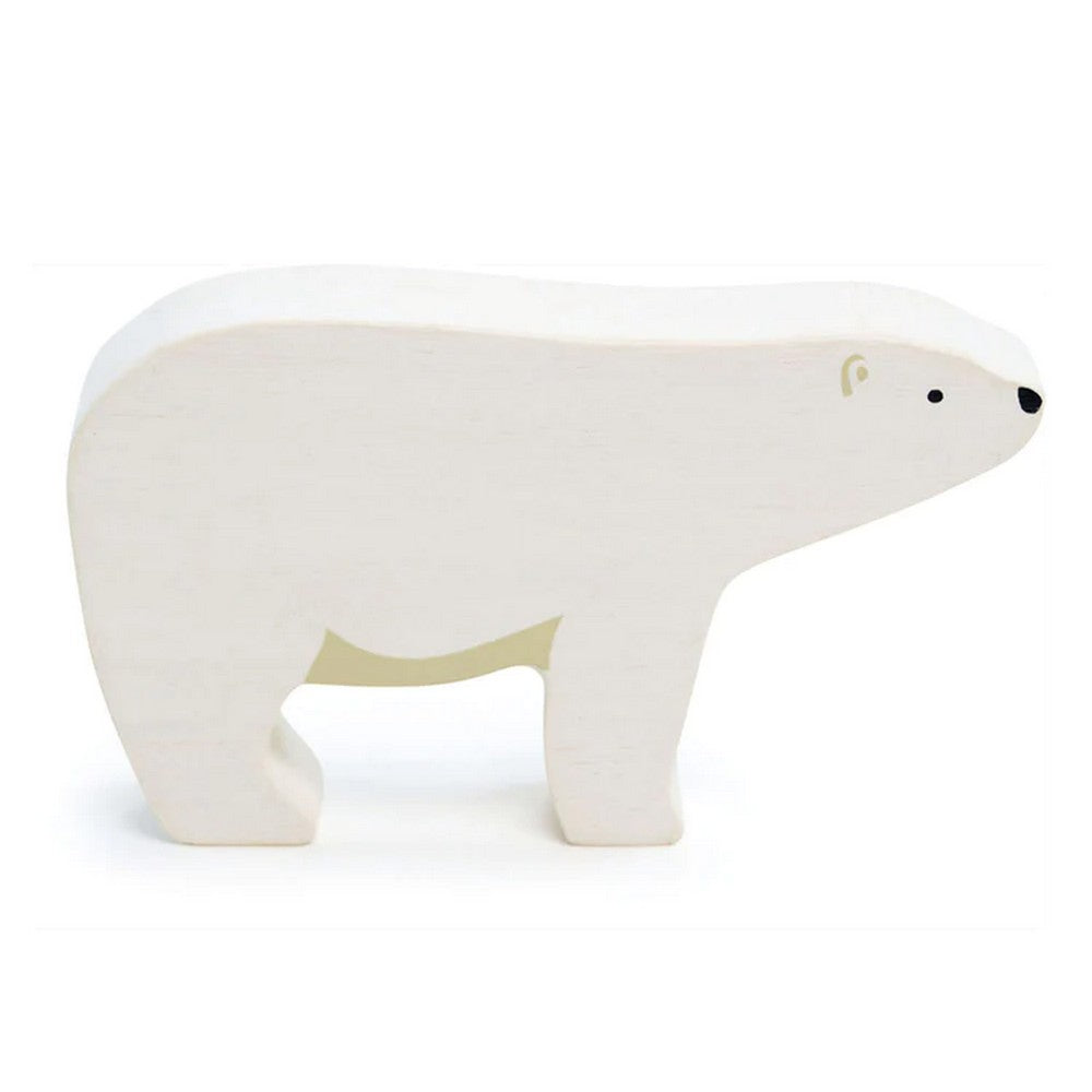 Figurină Urs Polar, din lemn premium - Polar Bear - TL4841