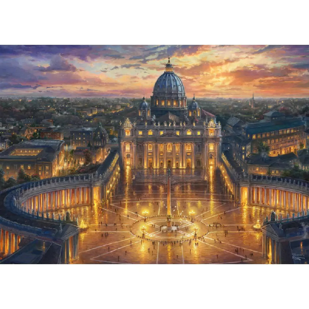 Puzzle Schmidt: Thomas Kinkade - The Vatican, 1000 piese