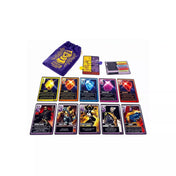 Marvel: Végtelen Kesztyű társasjáték Végtelen Kő kártyák és gonosz karakterlapok Thanos kártyával, Marvel tárolózsákkal