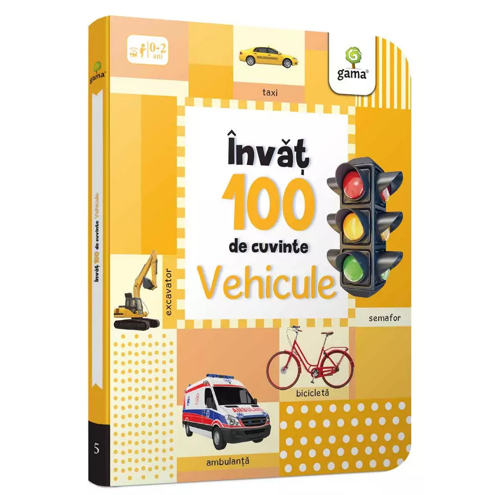 Vehicule, Învâț 100 de cuvinte - Carte Cartonată coperta