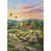 Puzzle Schmidt: Thomas Kinkade - Viața liniștită a viei din vale, 1000 de piese