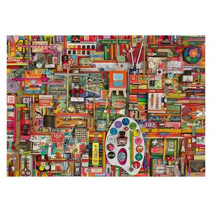 Puzzle Schmidt: Shelley Davies - Vintage Artist Materials, 1000 piese
