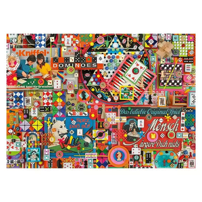 Puzzle Schmidt: Shelley Davies - Vintage Board Games, 1000 piese