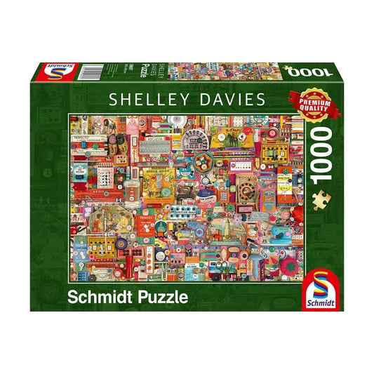 Puzzle Schmidt: Shelley Davies - Vintage haberdashery, 1000 piese