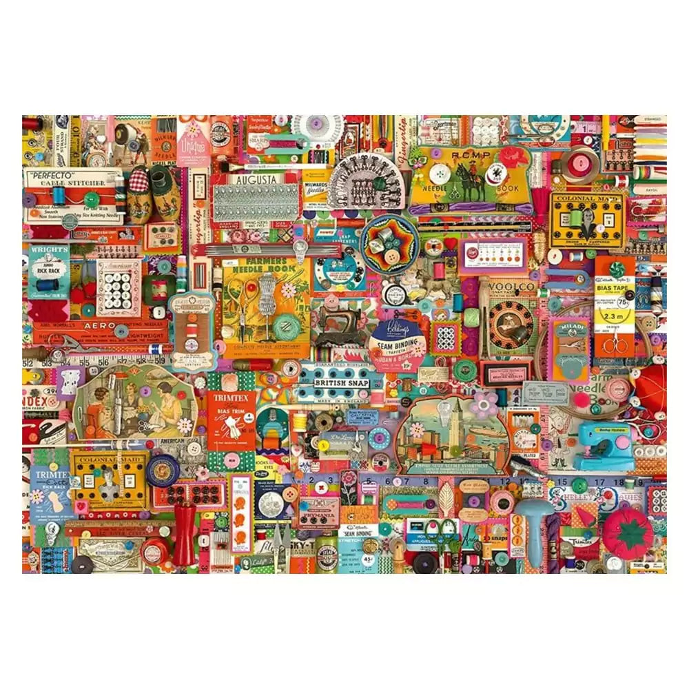 Puzzle Schmidt: Shelley Davies - Vintage haberdashery, 1000 piese