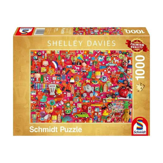 Puzzle Schmidt: Shelley Davies - Vintage Toys, 1000 piese