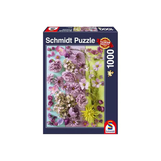 Puzzle Schmidt: Violet Blossoms, 1000 piese