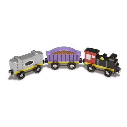 Tren din lemn, Melissa & Doug