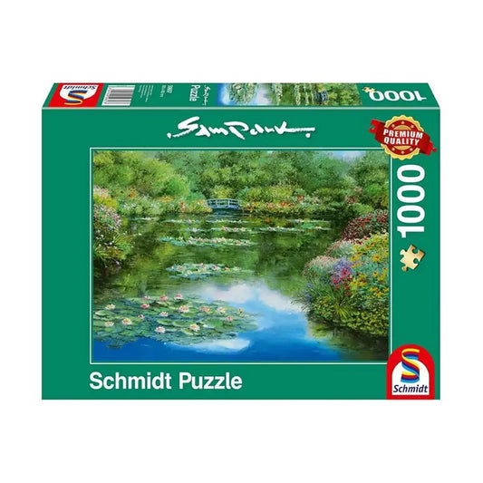 Puzzle Schmidt: Sam Park - Water Lily pond, 1000 piese