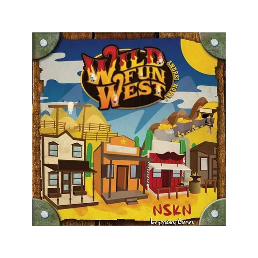 Wild Fun West - Joc de societate în limba engleză cutia
