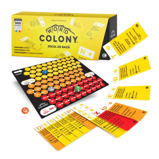 Word Colony - Jocul de baza cutia și componente