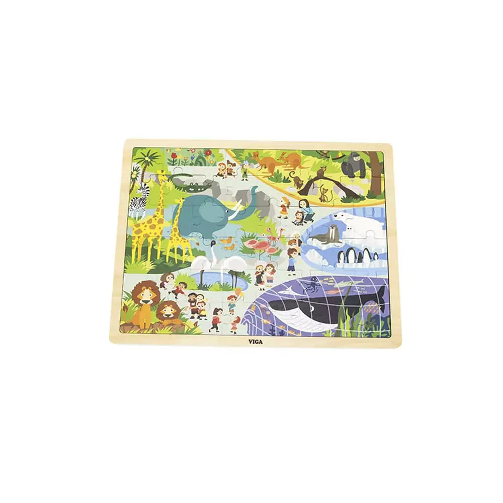 Puzzle Zoo, 48 de piese, Viga