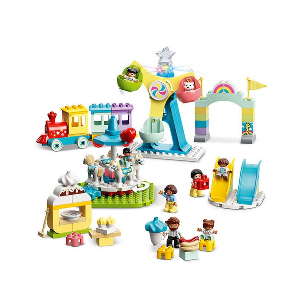 LEGO DUPLO -  Parcul de distractii 10956, 95 piese