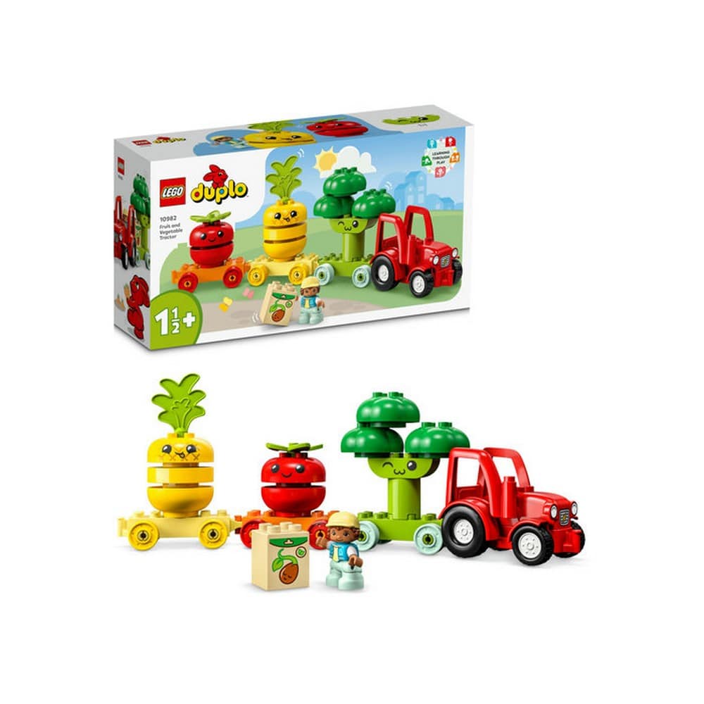 LEGO DUPLO -  Tractor cu fructe si legume 10982, 19 piese