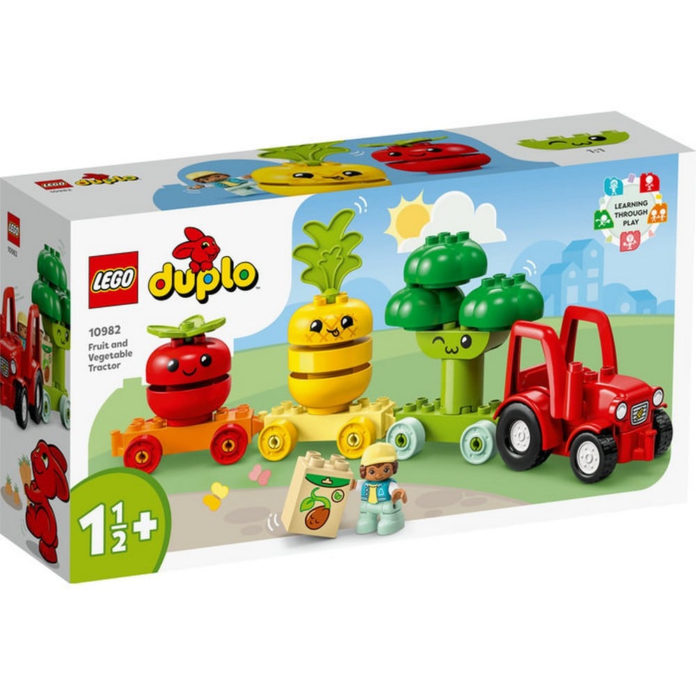 LEGO DUPLO -  Tractor cu fructe si legume 10982, 19 piese