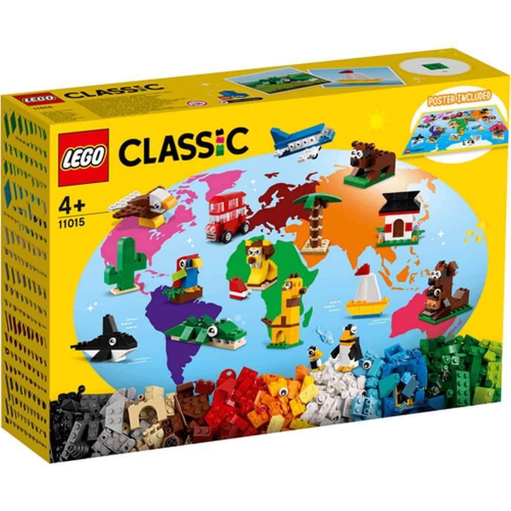 LEGO Classic -  In jurul lumii 11015, 950 piese
