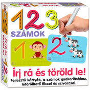Írj rá és töröld le: Számok 1 2 3 joc în limba maghiară