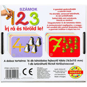 Írj rá és töröld le: Számok 1 2 3 joc în limba maghiară