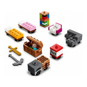 LEGO Minecraft: Căsuța modernă din copac 21174, 909 piese