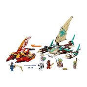 LEGO Ninjago -  Batalia cu catamarane 71748, 780 piese