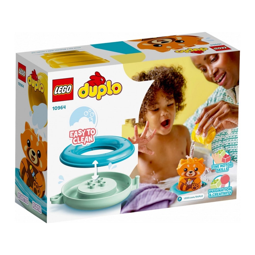LEGO DUPLO -  Panda Rosu Plutitor 10964, 5 piese