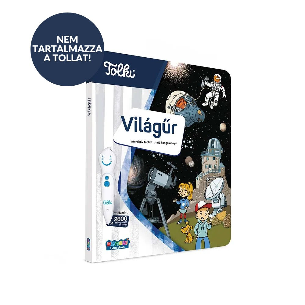 Tolki interaktív könyv -Világűr carte interactivă în limba maghiară