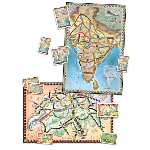 Ticket to Ride: India & Switzerland extensie-Days Of Wonder-2-Jocozaur