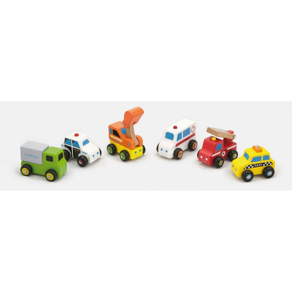 Mini vehicule set din lemn, Viga