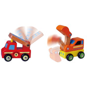 Mini vehicule set din lemn, Viga