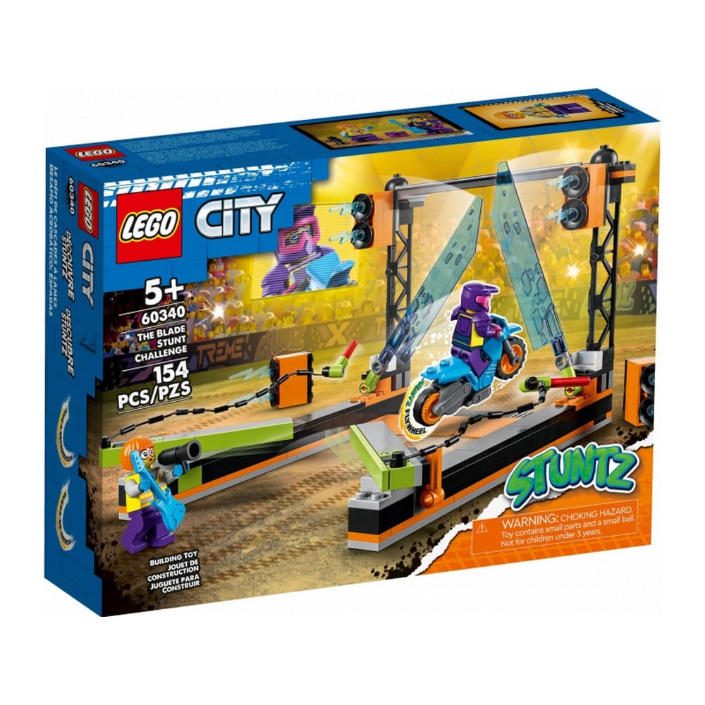 LEGO City -  Provocarea cu lame 60340, 154 piese