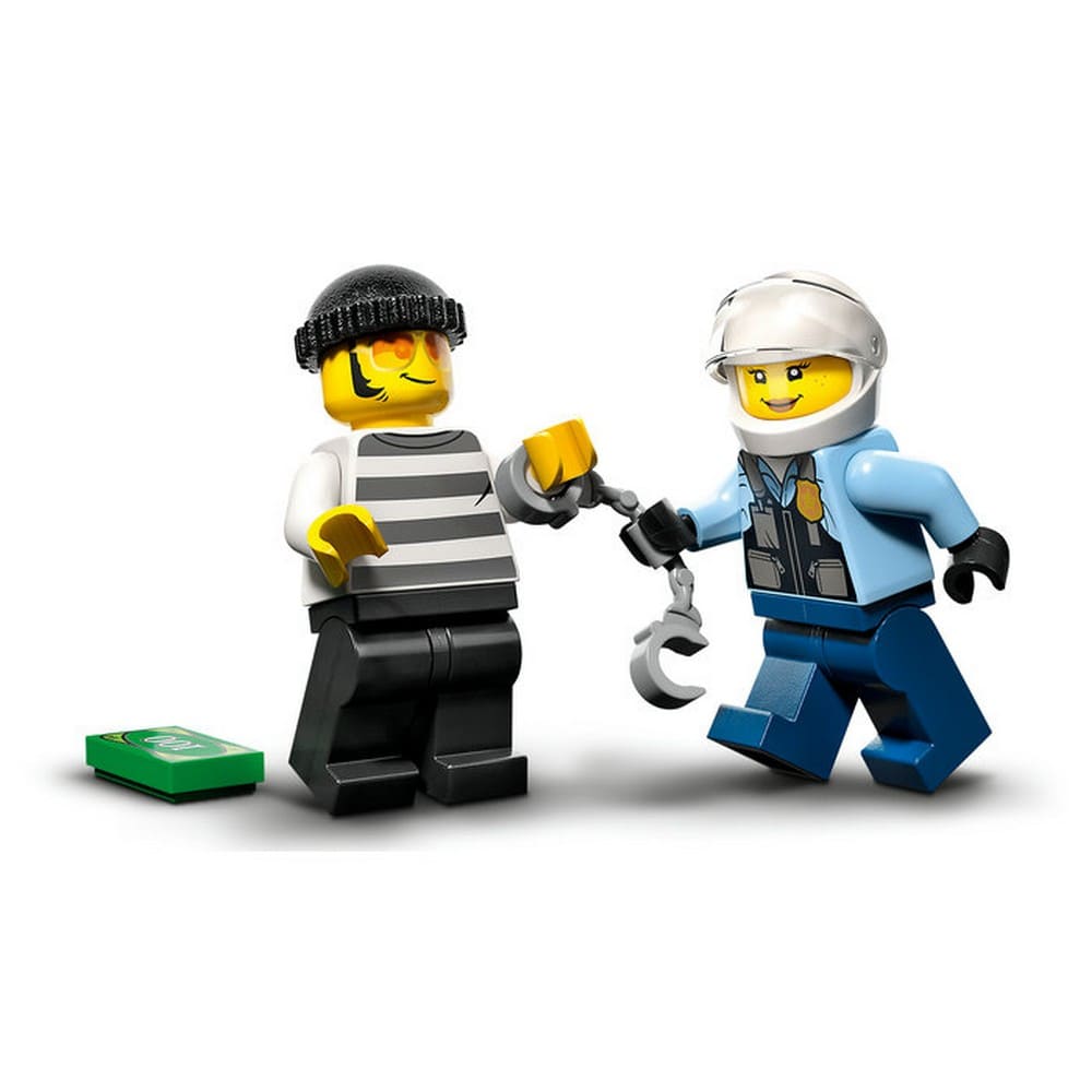 LEGO City Urmarire pe motocicleta 60392, 59 piese