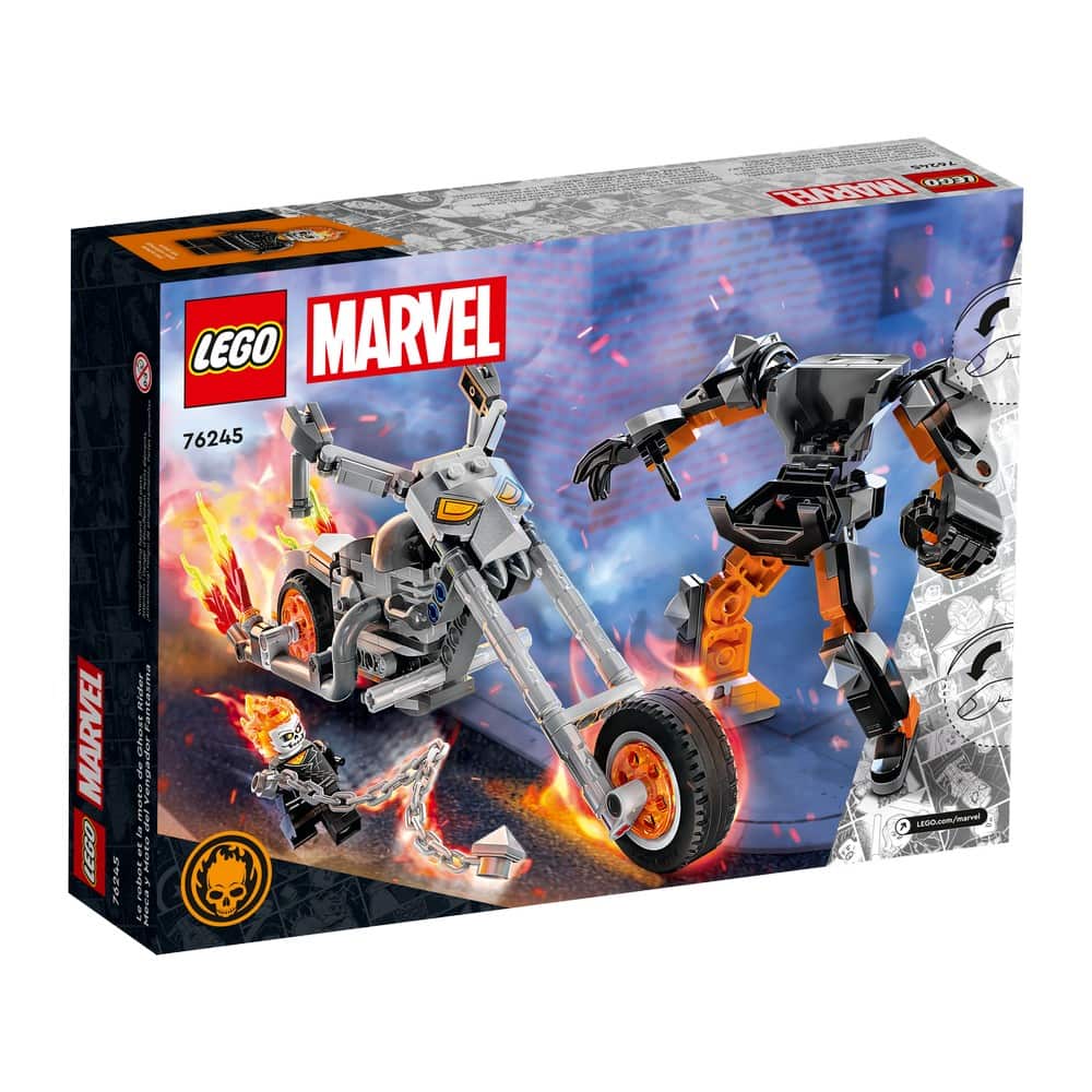LEGO Marvel Super Heroes -  Robot si motocicleta Ghost Rider  76245, 264 piese