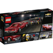 LEGO Speed Champions -  Chevrolet Corvette C8.R si 1968 Chevrolet Corvette 76903, 512 piese