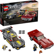 LEGO Speed Champions -  Chevrolet Corvette C8.R si 1968 Chevrolet Corvette 76903, 512 piese