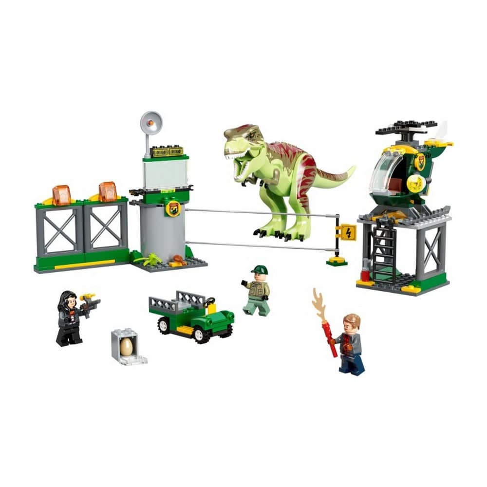 LEGO Jurassic World Evadarea dinozaurului T. rex 76944