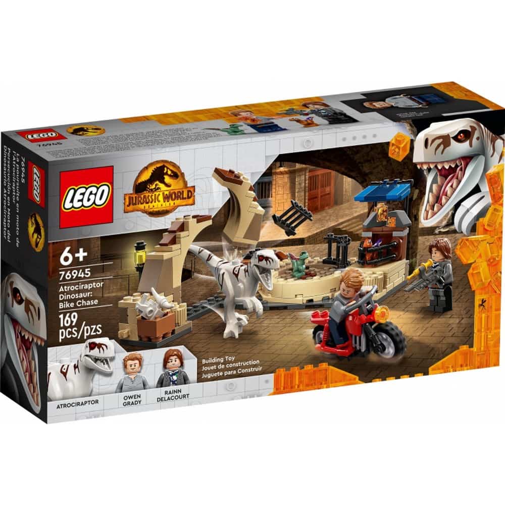 LEGO Jurassic World -  Urmarirea lui Atrociraptor 76945, 169 piese