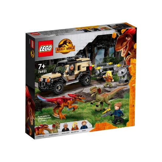 LEGO Jurassic World Transportul de Pyroraptor şi Dilophozaur 76951